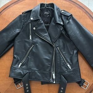 Zara Leather Biker Jacket